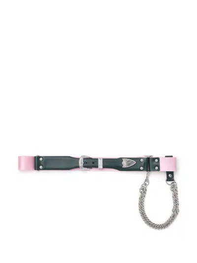 Toga Chain Link-detail Belt In Pink