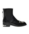 Toga Chelsea Boots In Black