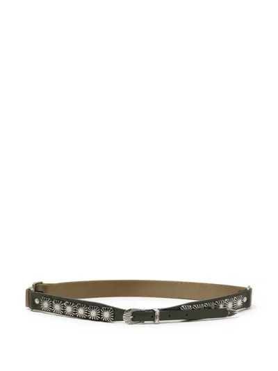 Toga Concho Belt In Brown