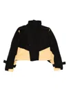 Toga Contrasting-panel Blouson Jacket In Black