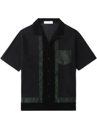 Toga Cotton-blend Shirt In Black