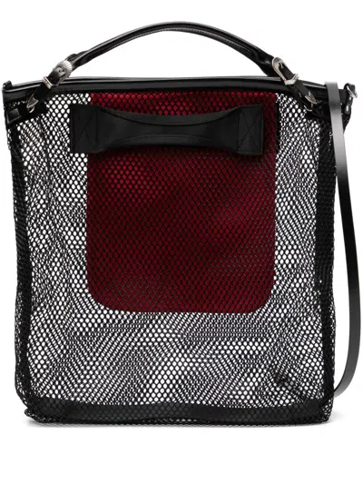 Toga Detachable Shoulder Strap Tote Bag In Black