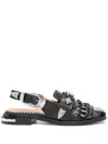 Toga Pulla Aj1312 Sandals In Black
