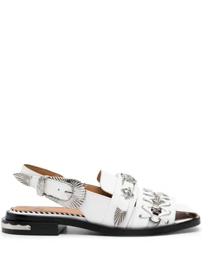 TOGA EMBELLISHED SLINGBACK SANDALS