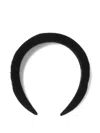 Toga Embellished Velvet Headband In Black