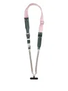 Toga Engraved-buckle Phone Strap In Pink