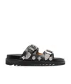 Toga Ssense Exclusive Black Buckle Sandals In Black