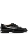 Toga Fringed Detail Brogues In Black