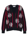Toga Graphic-print Cardigan In Multi