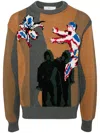 Toga Intarsia-knit Jumper In Multicolour
