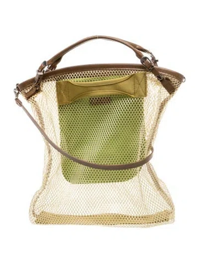 Pre-owned Toga Leather Bucket Bag In Green