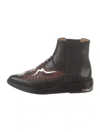 Pre-owned Toga Leather Chelsea Boots In Multi