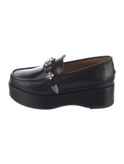 Pre-owned Toga Leather Loafers In Multi