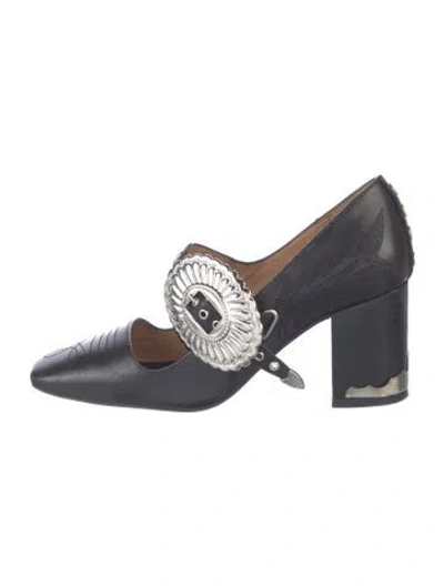 Pre-owned Toga Leather Pumps In Blue