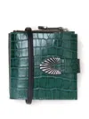 Toga Leather Wallet In Green