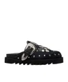 Toga Liuding Thick Soled Slippers In Black