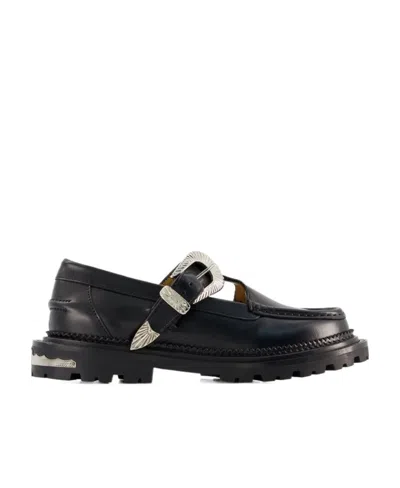 Toga Logo Love Shoes In Black