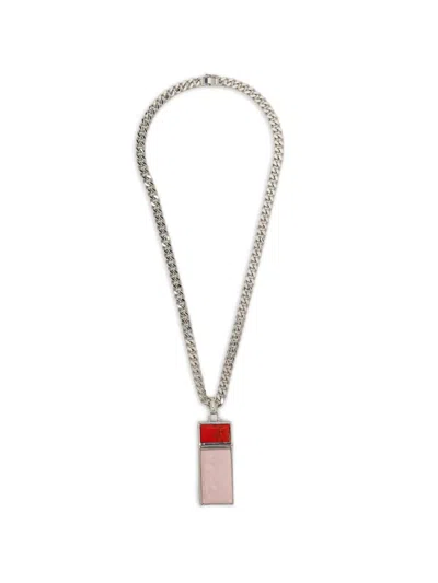Toga Logo-pendant Necklace In Silver