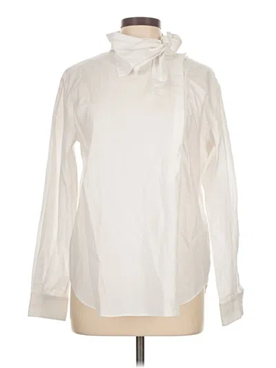Pre-owned Toga Long Sleeve Blouse In Ivory