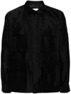 Toga Long-sleeves Satin Shirt In 黑色