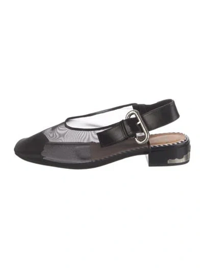 Pre-owned Toga Mesh Pumps In Black