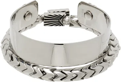 Toga Metal Bangle Bracelets Set In Metallic