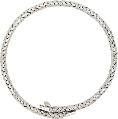 Toga Metal Choker Necklace In Metallic