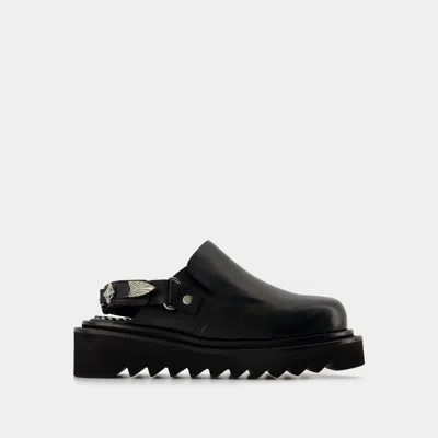 TOGA MULES AJ1239 - TOGA PULLA - CUIR - NOIR