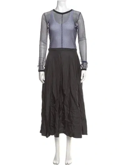 Pre-owned Toga Nylon Long Dress In Multi