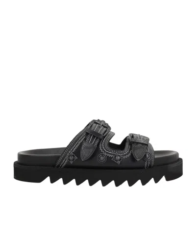 TOGA OPEN-TOE FLAT SANDALS
