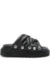 Toga Pulla Aj1345 Sandals In Black