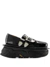 Shop Toga Platform Loafers In Black