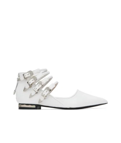 TOGA POLIDO MULTI STRAP BALLERINA FLATS