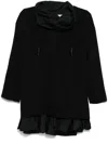 Toga Ponte Jersey Dress In Black