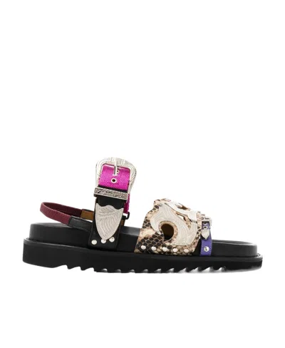 TOGA TOGA PULLA AJ 1018 MULTIPLE STRAPS SLINGBACK SANDALS
