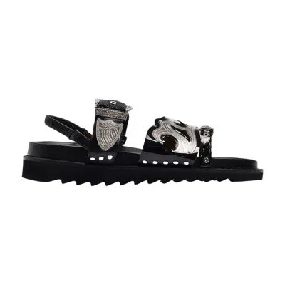 Toga Pulla Aj1018 Flat Shoes In Black