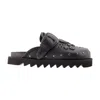 Toga Pulla Studded Leather Mule In Black