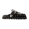 Toga Liuding Thick Soled Slippers In Black