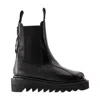 Toga Ssense Exclusive Black Leather Chelsea Boots In Black