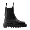Toga Ssense Exclusive Black Leather Chelsea Boots In Black