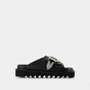 Toga Aj1235 Mule - Black - Leather In Black
