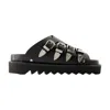 Toga Buckle-embellished Slides In Black