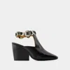 Toga Aj1308 Boots - Leather - Black In Black