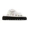 Toga Studded Slides In White