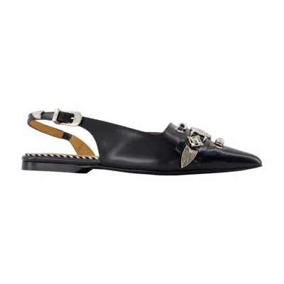 Toga Pulla Aj1438 Slingbacks In Black