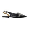 Toga Buckle-embellished Slingback Mules In Black
