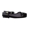 Toga Pulla Mesh And Leather Strap Sandal In Multi