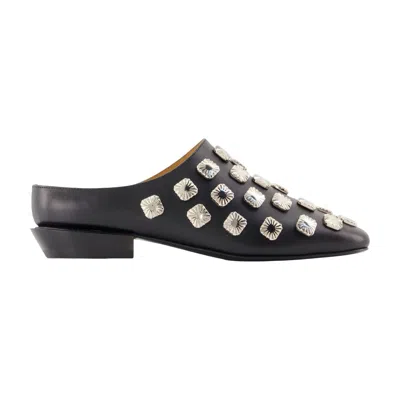 TOGA TOGA PULLA AJ1489 MULES -  - LEATHER - BLACK