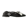 Toga Cross Strap Ballet In Black