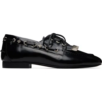 Toga Stud-embellished Derby Shoes In Black